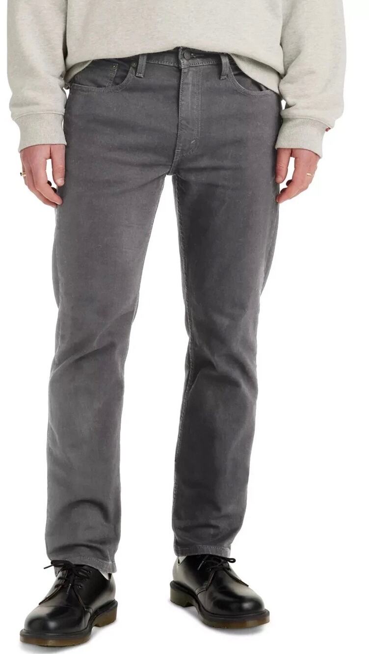 Levi's 514 Straight Fit Cotton Twill Jeans, Charcoal Graphite Gray, Men's 38x32